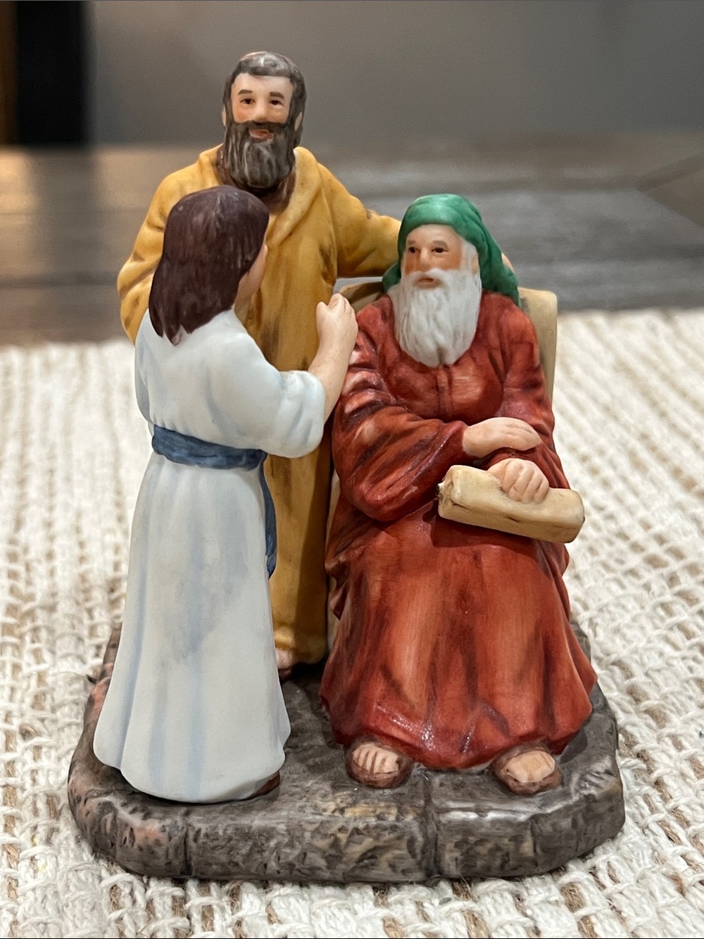 Vintage 87 Ceramica Excelsis Jesus Teaches the Elders Figurine EARLY-RUN 50/5000